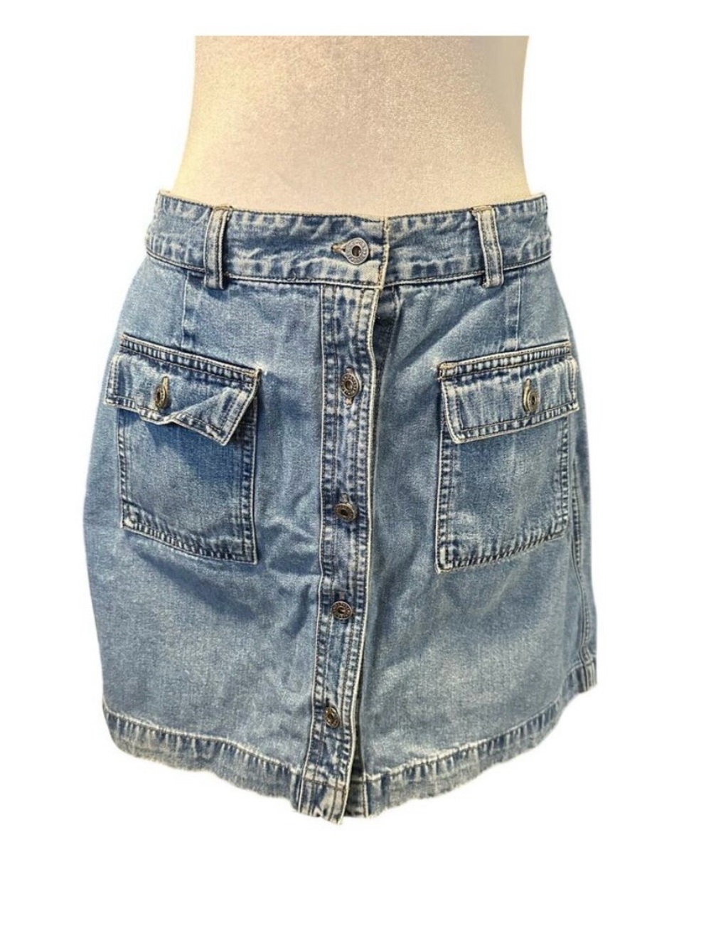 GAP Light Blue Y2K Denim Skirt